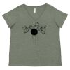 Curvy Collection Women's Fine Jersey V-Neck Tee Thumbnail