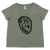 Curvy Collection Women's Fine Jersey V-Neck Tee Thumbnail