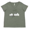 Curvy Collection Women's Fine Jersey V-Neck Tee Thumbnail
