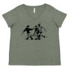 Curvy Collection Women's Fine Jersey V-Neck Tee Thumbnail