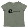 Curvy Collection Women's Fine Jersey V-Neck Tee Thumbnail