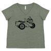 Curvy Collection Women's Fine Jersey V-Neck Tee Thumbnail