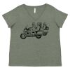 Curvy Collection Women's Fine Jersey V-Neck Tee Thumbnail