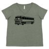 Curvy Collection Women's Fine Jersey V-Neck Tee Thumbnail