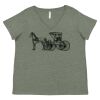 Curvy Collection Women's Fine Jersey V-Neck Tee Thumbnail