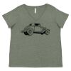 Curvy Collection Women's Fine Jersey V-Neck Tee Thumbnail