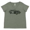 Curvy Collection Women's Fine Jersey V-Neck Tee Thumbnail