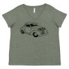 Curvy Collection Women's Fine Jersey V-Neck Tee Thumbnail