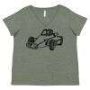Curvy Collection Women's Fine Jersey V-Neck Tee Thumbnail
