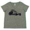 Curvy Collection Women's Fine Jersey V-Neck Tee Thumbnail