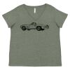 Curvy Collection Women's Fine Jersey V-Neck Tee Thumbnail