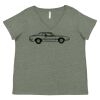 Curvy Collection Women's Fine Jersey V-Neck Tee Thumbnail
