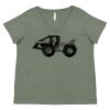 Curvy Collection Women's Fine Jersey V-Neck Tee Thumbnail