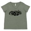 Curvy Collection Women's Fine Jersey V-Neck Tee Thumbnail