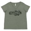 Curvy Collection Women's Fine Jersey V-Neck Tee Thumbnail