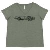 Curvy Collection Women's Fine Jersey V-Neck Tee Thumbnail