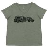 Curvy Collection Women's Fine Jersey V-Neck Tee Thumbnail