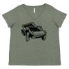Curvy Collection Women's Fine Jersey V-Neck Tee Thumbnail