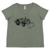 Curvy Collection Women's Fine Jersey V-Neck Tee Thumbnail