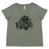Curvy Collection Women's Fine Jersey V-Neck Tee Thumbnail