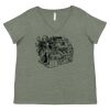 Curvy Collection Women's Fine Jersey V-Neck Tee Thumbnail