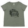 Curvy Collection Women's Fine Jersey V-Neck Tee Thumbnail