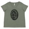 Curvy Collection Women's Fine Jersey V-Neck Tee Thumbnail