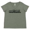 Curvy Collection Women's Fine Jersey V-Neck Tee Thumbnail