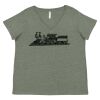 Curvy Collection Women's Fine Jersey V-Neck Tee Thumbnail