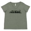 Curvy Collection Women's Fine Jersey V-Neck Tee Thumbnail