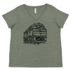 Curvy Collection Women's Fine Jersey V-Neck Tee Thumbnail