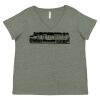 Curvy Collection Women's Fine Jersey V-Neck Tee Thumbnail