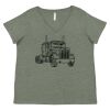 Curvy Collection Women's Fine Jersey V-Neck Tee Thumbnail