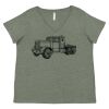 Curvy Collection Women's Fine Jersey V-Neck Tee Thumbnail
