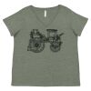 Curvy Collection Women's Fine Jersey V-Neck Tee Thumbnail