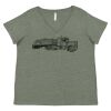 Curvy Collection Women's Fine Jersey V-Neck Tee Thumbnail