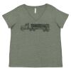 Curvy Collection Women's Fine Jersey V-Neck Tee Thumbnail