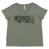 Curvy Collection Women's Fine Jersey V-Neck Tee Thumbnail