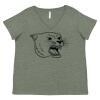 Curvy Collection Women's Fine Jersey V-Neck Tee Thumbnail