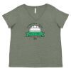 Curvy Collection Women's Fine Jersey V-Neck Tee Thumbnail