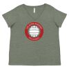 Curvy Collection Women's Fine Jersey V-Neck Tee Thumbnail