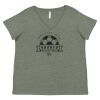Curvy Collection Women's Fine Jersey V-Neck Tee Thumbnail