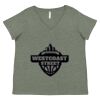 Curvy Collection Women's Fine Jersey V-Neck Tee Thumbnail