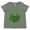 Curvy Collection Women's Fine Jersey V-Neck Tee Thumbnail