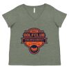 Curvy Collection Women's Fine Jersey V-Neck Tee Thumbnail
