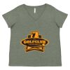 Curvy Collection Women's Fine Jersey V-Neck Tee Thumbnail