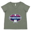 Curvy Collection Women's Fine Jersey V-Neck Tee Thumbnail