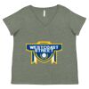 Curvy Collection Women's Fine Jersey V-Neck Tee Thumbnail