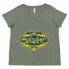 Curvy Collection Women's Fine Jersey V-Neck Tee Thumbnail