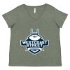 Curvy Collection Women's Fine Jersey V-Neck Tee Thumbnail